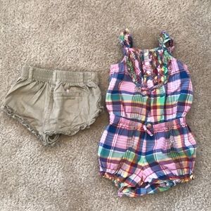 Ralph Lauren romper & shorts